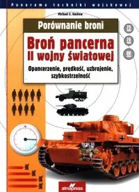 Szybka wysyłka Porównanie broni Broń pancerna II wojny światowej. Opancerzenie, prędkość, uzbrojenie, szybkostrzelność. Seria: Panorama techniki wojskowej
