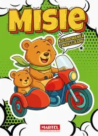 Misie. Kolorowanka komiksowa z naklejkami Okazja