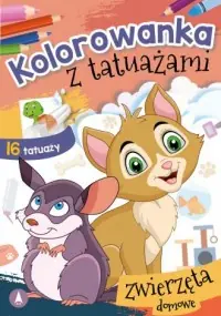 Bestseller Kolorowanka z tatuażami. Zwierzęta domowe