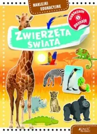 Naklejki edukacyjne. Zwierzęta świata Dodaj do koszyka