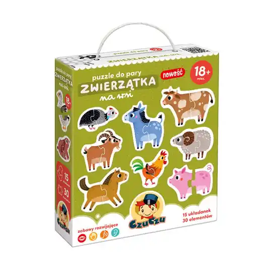 Puzzle do pary. CzuCzu. Zwierzątka na wsi Najlepsza cena