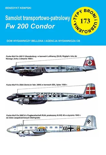 Samolot transportowo-patrolowy Fw 200 Condor Szybka wysyłka