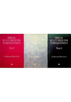 Zamów dziś Biblia w liturgii dni powszednich Tom 1 do 3