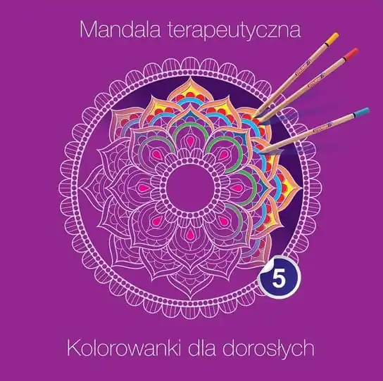 Zamów teraz Mandala terapeutyczna 5. Kolorowanka dla dorosłych