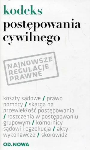 Kodeks postępowania cywilnego Kaszok Agnieszka Nie przegap