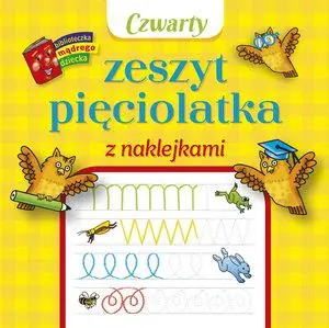CZWARTY ZESZYT PIĘCIOLATKA Z NAKLEJKAMI. BIBLIO. Wysoka jakość