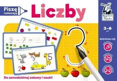 LICZBY. PISZĘ I ZMAZUJĘ. KAPITAN NAUKA WYD. 4 Super okazja