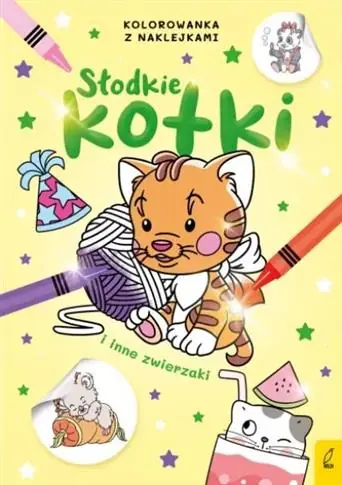 Darmowa dostawa SŁODKIE KOTKI I INNE ZWIERZAKI. KOLOROWANKA Z NAKL