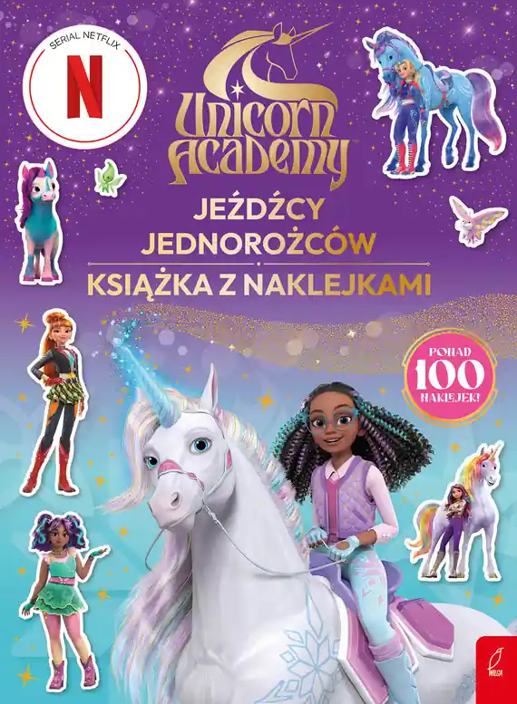 Bezpieczna płatność Jeźdźcy Jednorożców. Unicorn Academy. Książka z naklejkami