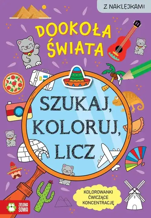 Szukaj, koloruj i licz. Dookoła świata Ostatnie sztuki