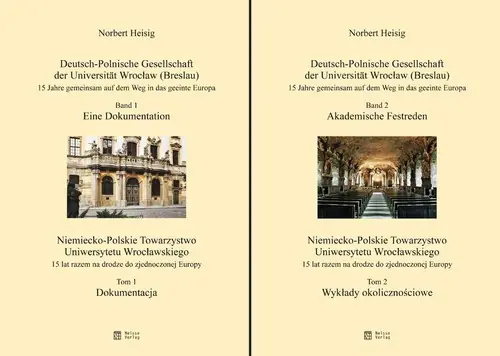 Super okazja Niemiecko-Polskie Towarzystwo Uniwersytetu Wrocławskiego Tom 1-2 Pakiet. 15 lat razem na drodze do zjednoczonej Europy