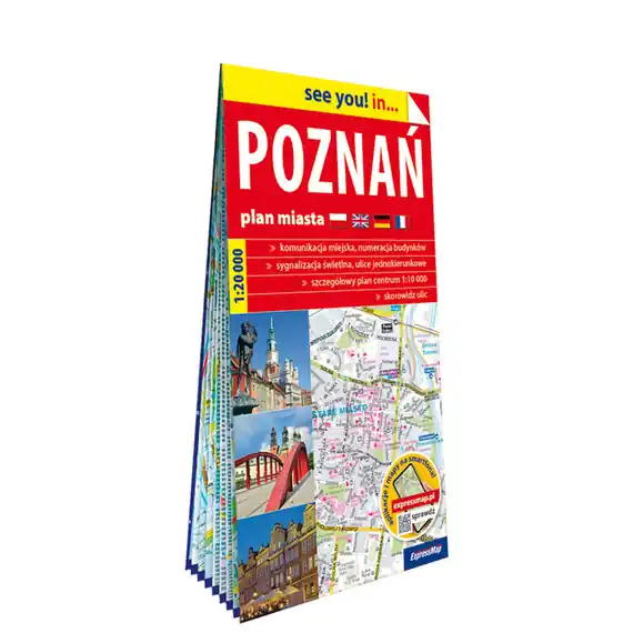 Poznań papierowy plan miasta 1:20 000 Do wyczerpania zapasów