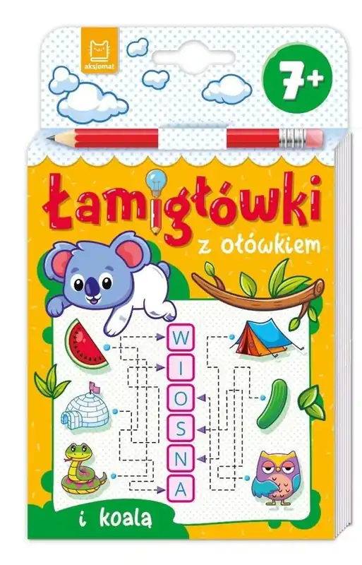 Łamigłówki z ołówkiem i koalą. Od 7 lat Obniżka ceny
