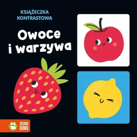 Super okazja Książeczka kontrastowa. Owoce i warzywa