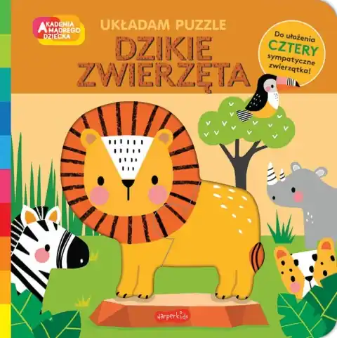 Wyprzedaż Dzikie zwierzęta. Akademia mądrego dziecka. Układam puzzle