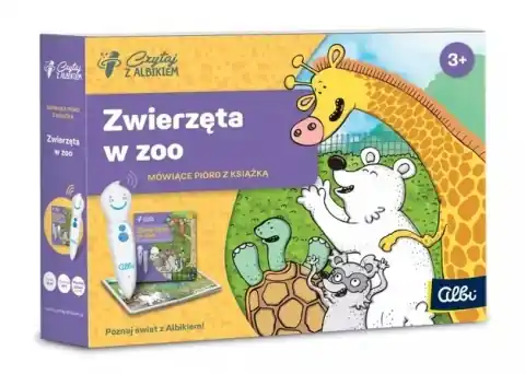 Czytaj z Albikiem: Zestaw Zwierzęta w Zoo (61547) Wiek: 3+ Obniżka ceny