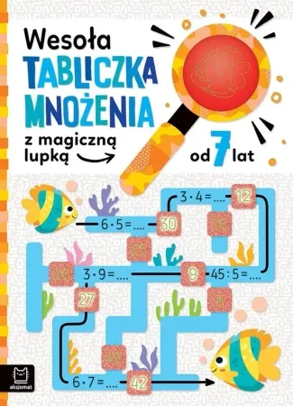 Wesoła tabliczka mnożenia z magiczną lupką 7 lat - Agnieszka Bator Kup teraz