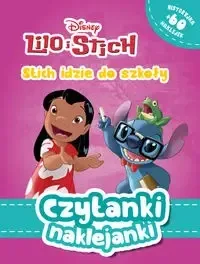 Disney Lilio i Stitch. Czytanki naklejanki. Stitch idzie do szkoły - John Edwards Nowość
