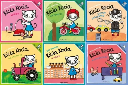 Bestseller ZESTAW KICIA KOCIA 6 KSIĄŻECZEK - Anita Głowińska