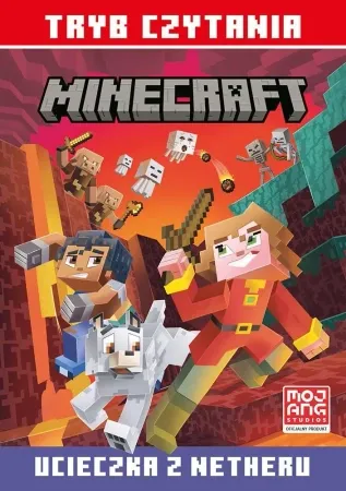 Ucieczka z Netheru. Minecraft. Tryb czytania - Nick Eliopulos, Alan Batson, Anna Hikiert Nowy