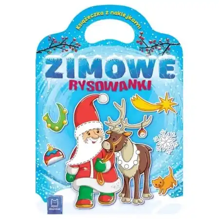 Darmowy zwrot Zimowe rysowanki. Książeczka z naklejkami - Anna Podgórska