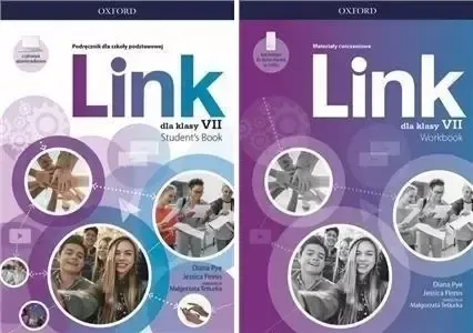 Sprawdź teraz LINK 7 VII PODRĘCZNIK + ĆWICZENIA OXFORD - praca zbiorowa